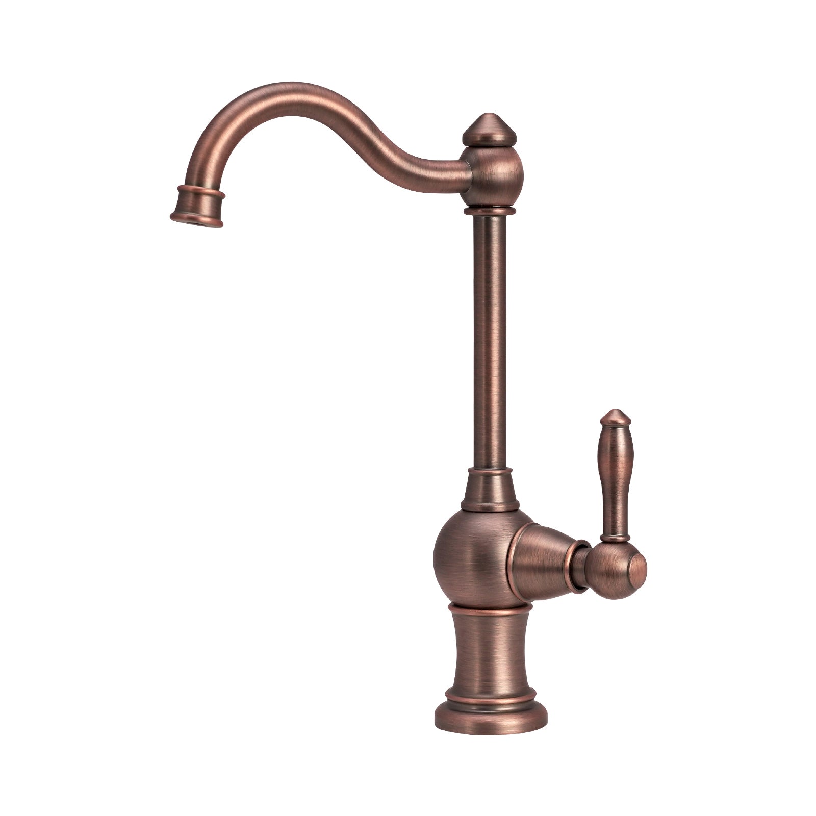 Akicon Copper One-Handle Drinking Water Filter Faucet， Solid Brass Water Purifier Faucet - Antique Bronze