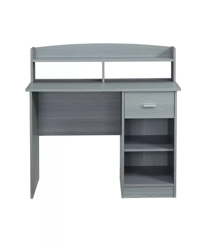 RTA Products Techni Mobili Office Desk w  Hutch