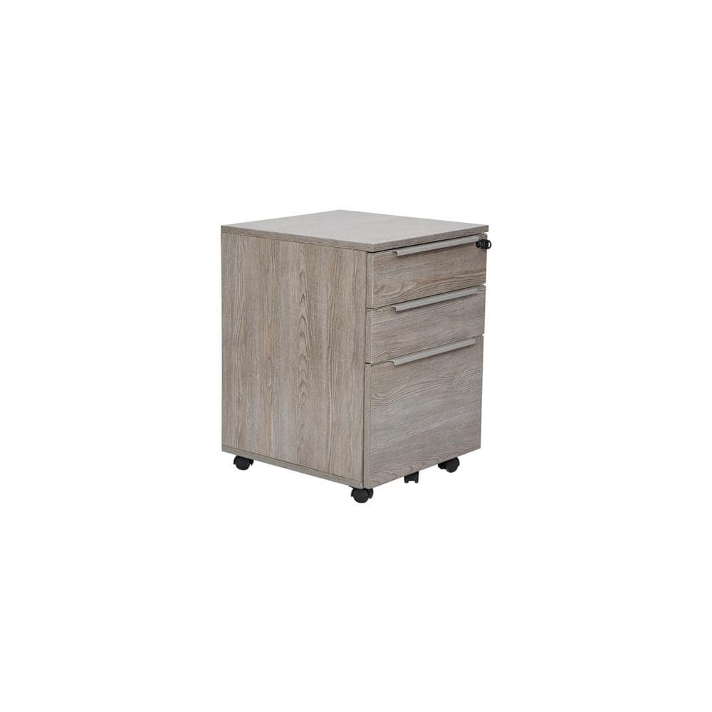 Nyhus Oslo 3-Drawer Grey Mobile Vertical Filing Cabinet HD-44334000126