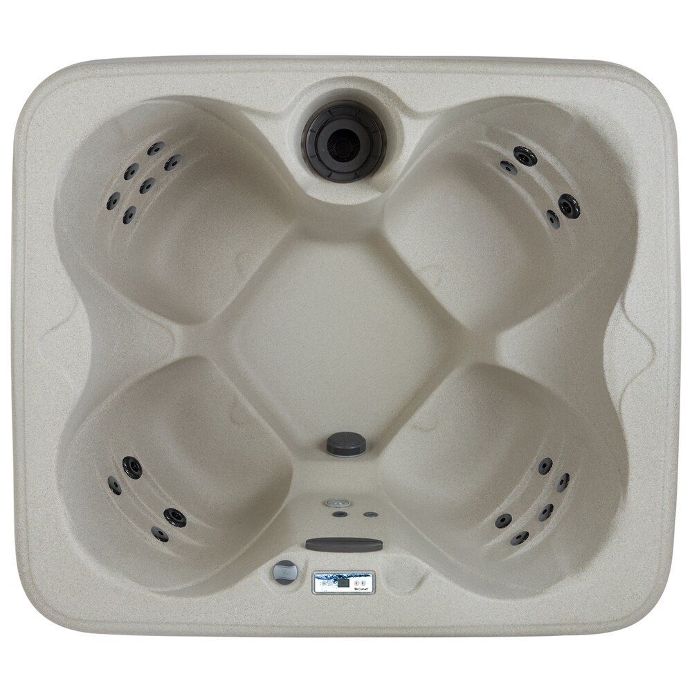 Lifesmart LS100DX 4 Person 20 Jet 110v Plug and Play Spa with Waterfall