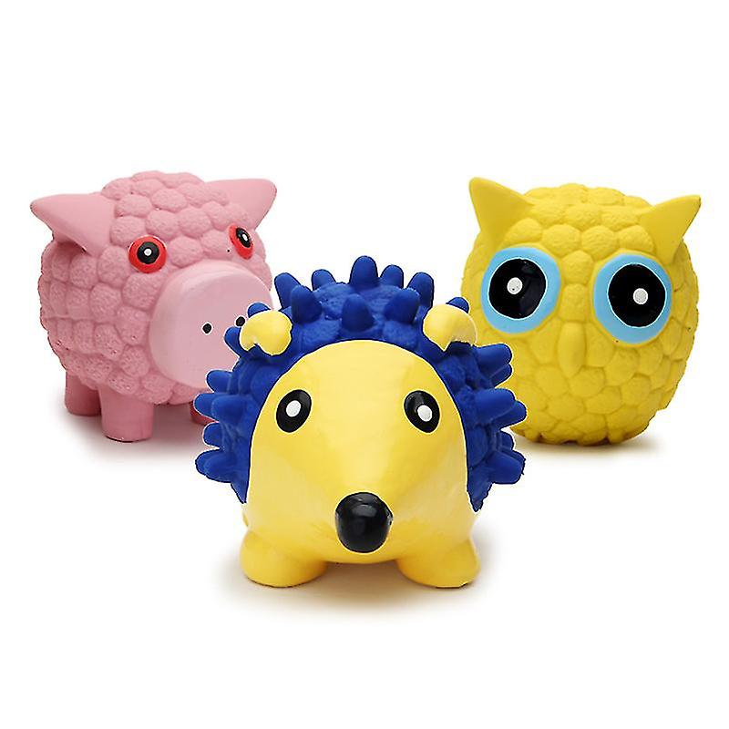 Latex Animal Series Interactive Voice Training Tooth Abrasion Resistant Toys