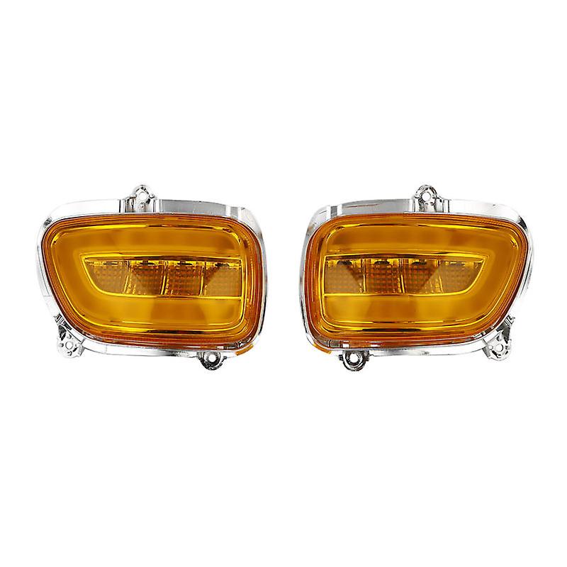 Born Pretty Front Led Turn Signals Orange Lens For Honda Goldwing Gl1800 2001-2017 F6b 13-17