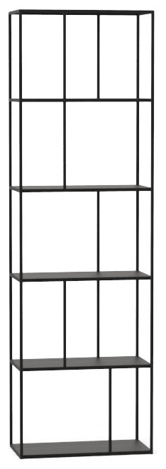 Eiffel Bookcase  Small  Black   Industrial   Bookcases   by Sunpan Modern Home  Houzz