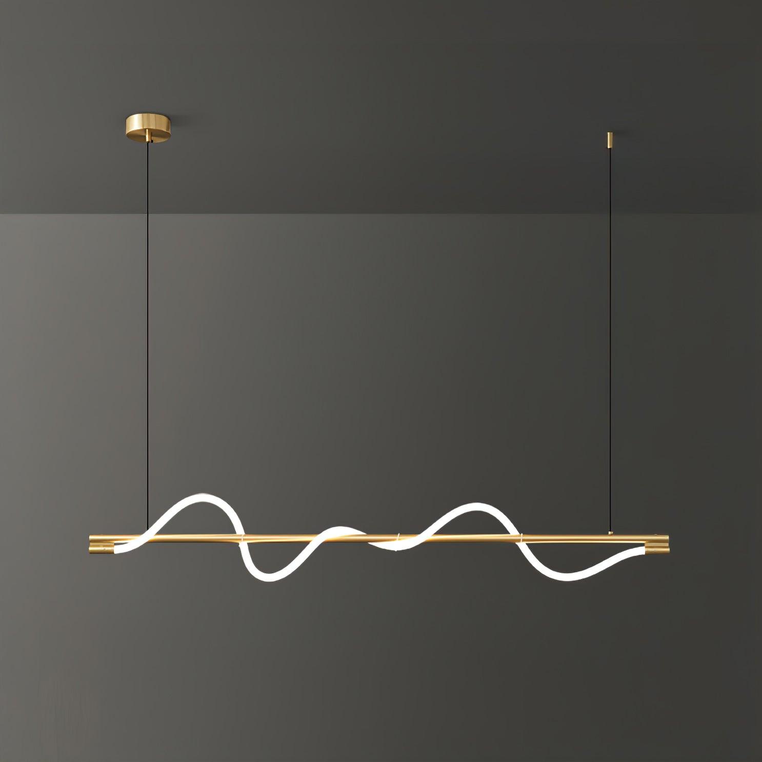 Linear Curve Island Pendant Lamp