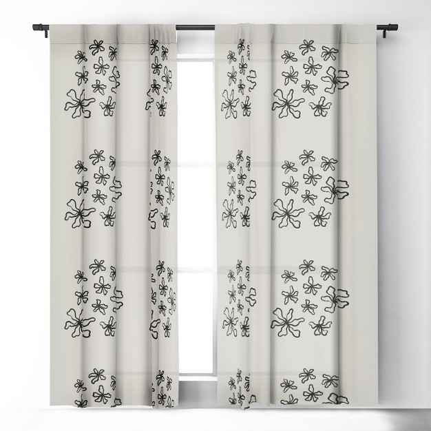 1pc Blackout Window Curtain Panel Deny Designs