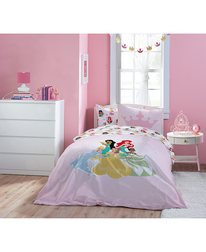 Saturday Park Disney Princess Besties 100% Organic Cotton Twin Bed Set