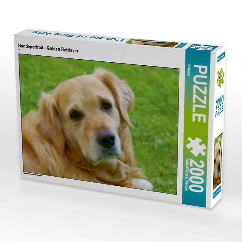 Hundeportrait - golden retriever - calvendo foto-puzzle