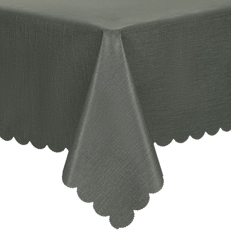 Rectangle Oil-proof Spill-proof Water Resistance Pvc Table Cover 1 Pc， 55 X 118