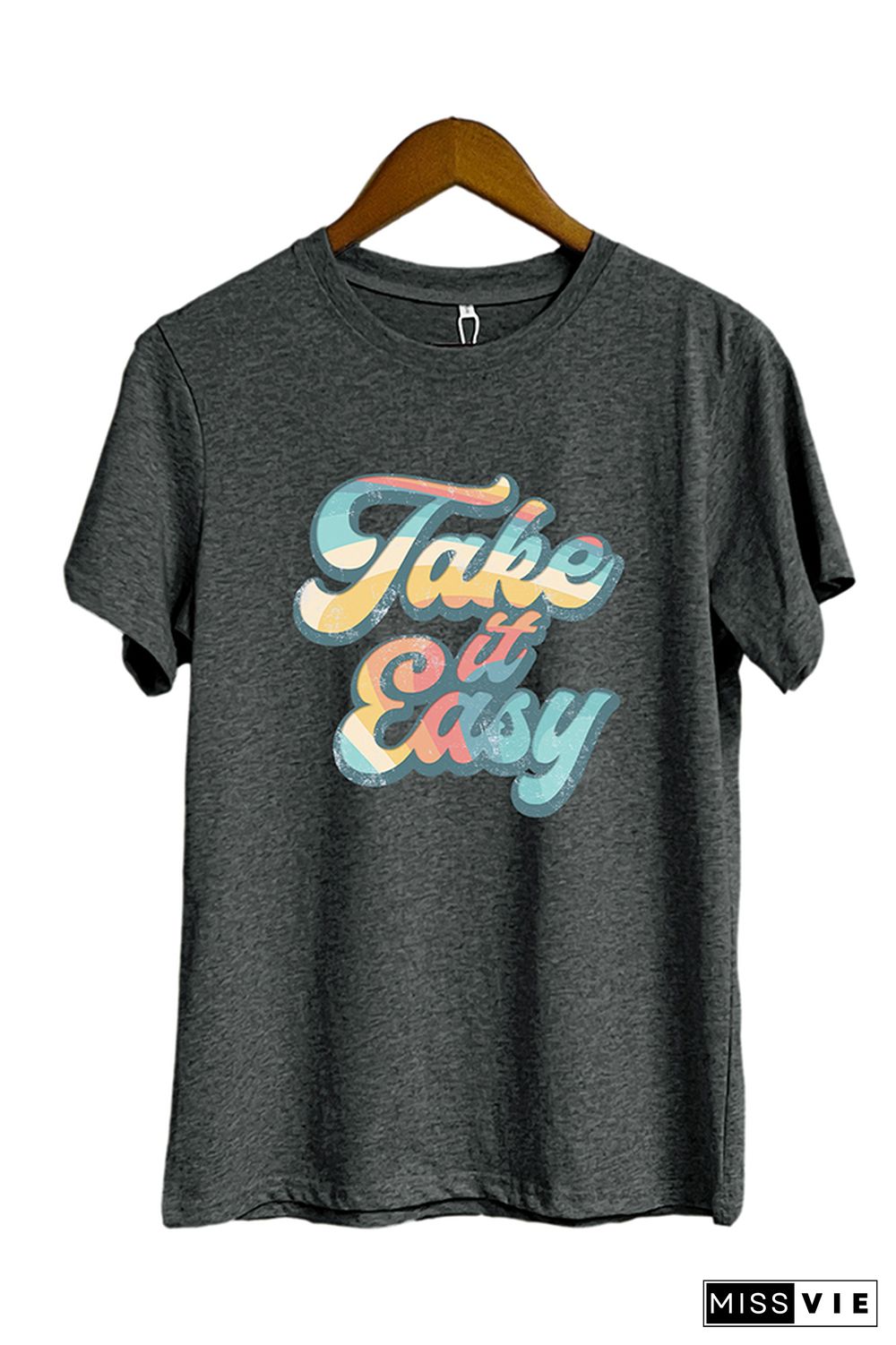 Take It Easy Graphic T-Shirt Wholesale