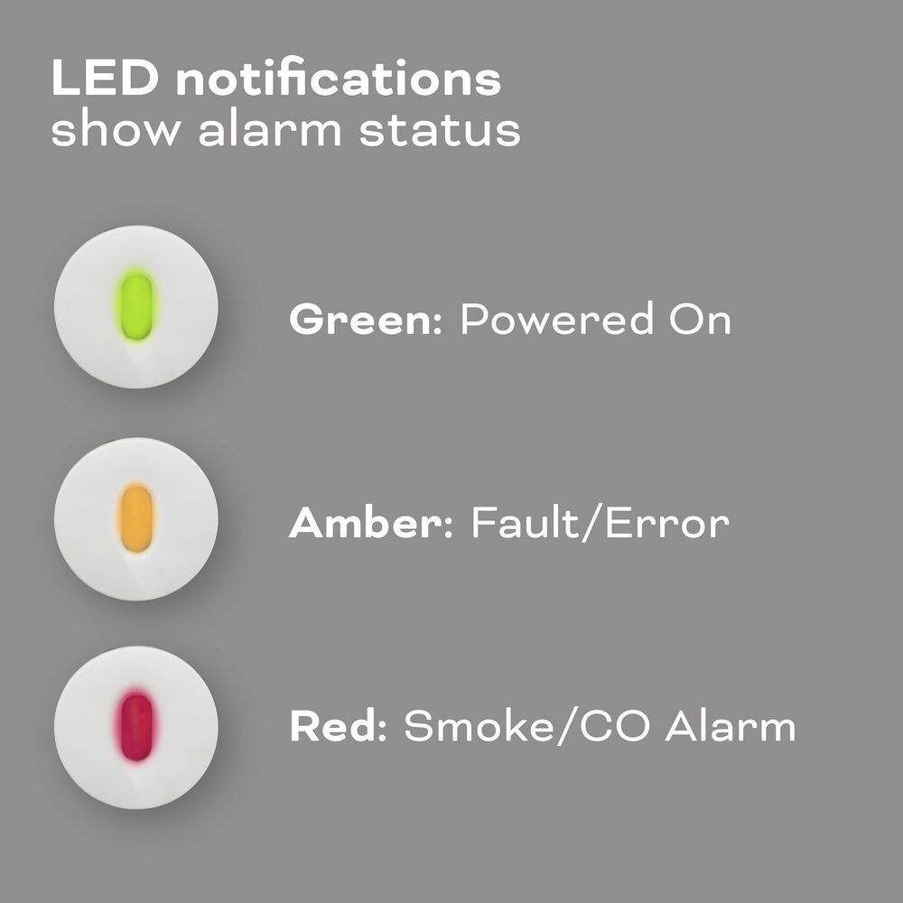 Kidde Code One Hardwired Interconnectable Smoke  Carbon Monoxide Detector with AA Battery Backup 21032251