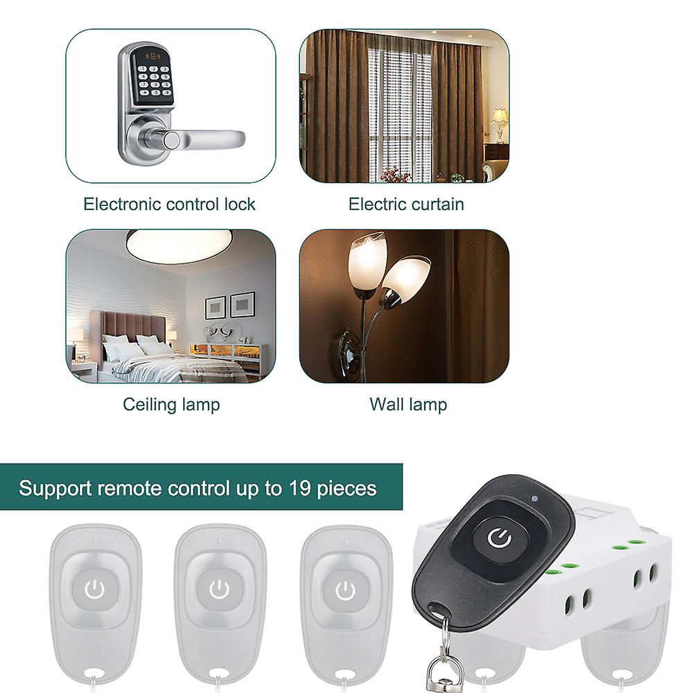 1pcs Smart Switch，1/2 Optional Pcs Remote Control ，，