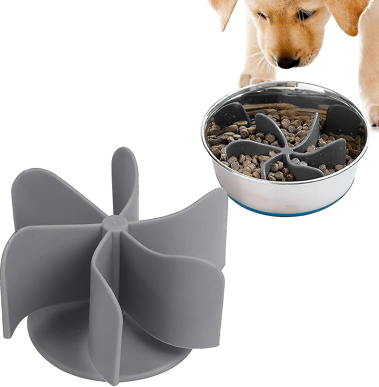 Dog Slow Feeder， Spiral Slow Feeder Insert Dog Bowls To Slow Down Eating， Non-toxic Dog Bowl Slow Feeder For Raised Pet 1pc