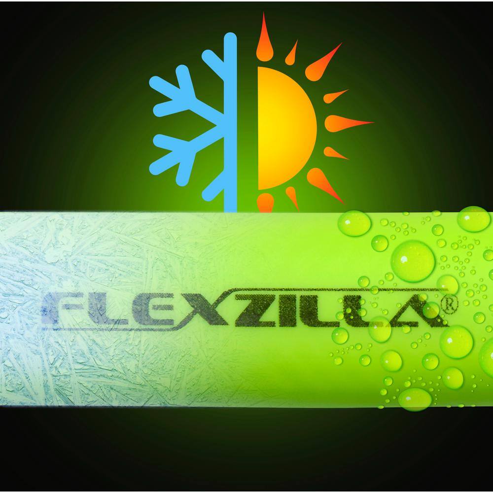 Flexzilla 12 in. x 50 ft. Air Hose with 38 in. MNPT Fittings HFZ1250YW3