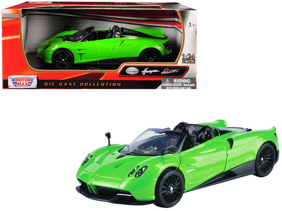 Motormax Pagani Huayra Roadster Green 1/24 Diecast...