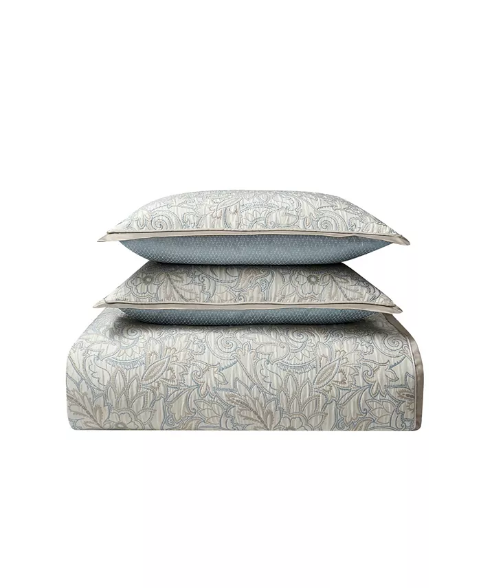 Waterford CLOSEOUT! Springdale Paisley Reversible 6 Piece Comforter Set， King