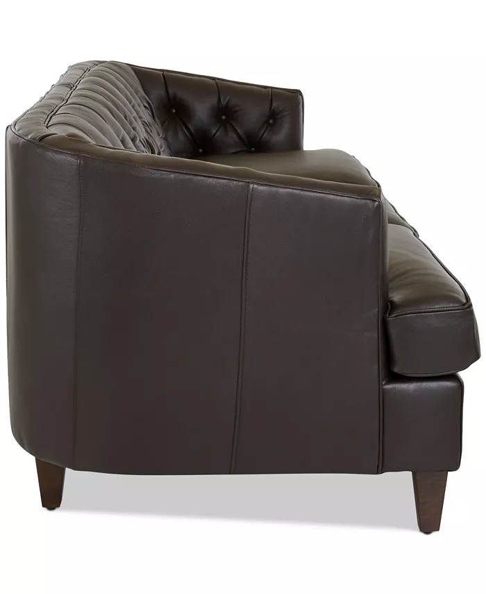 Macy's CLOSEOUT! Austian 88 Leather Sofa