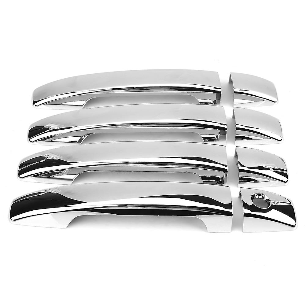 8 Pcs Car Chromium Electroplating Door Handle Cover Trim For Subaru Forester 2009-2013