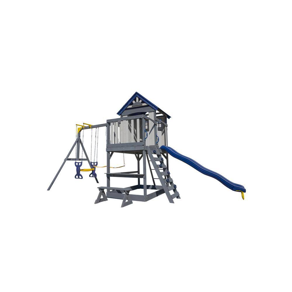 SPORTSPOWER Brookside Wooden Swing Set WP-652