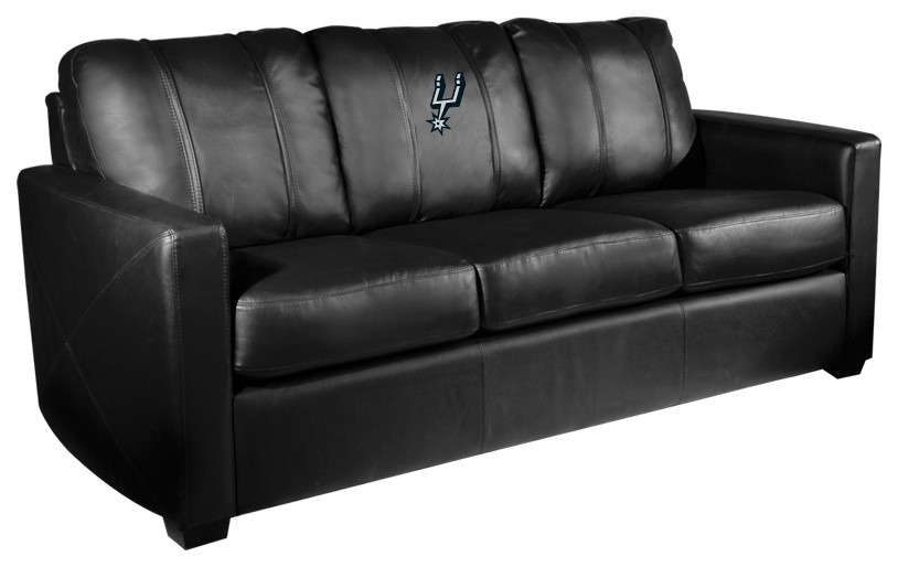 San Antonio Spurs Primary Stationary Sofa Commercial Grade Fabric   Contemporary   Sofas   by DreamSeats LLC  Houzz