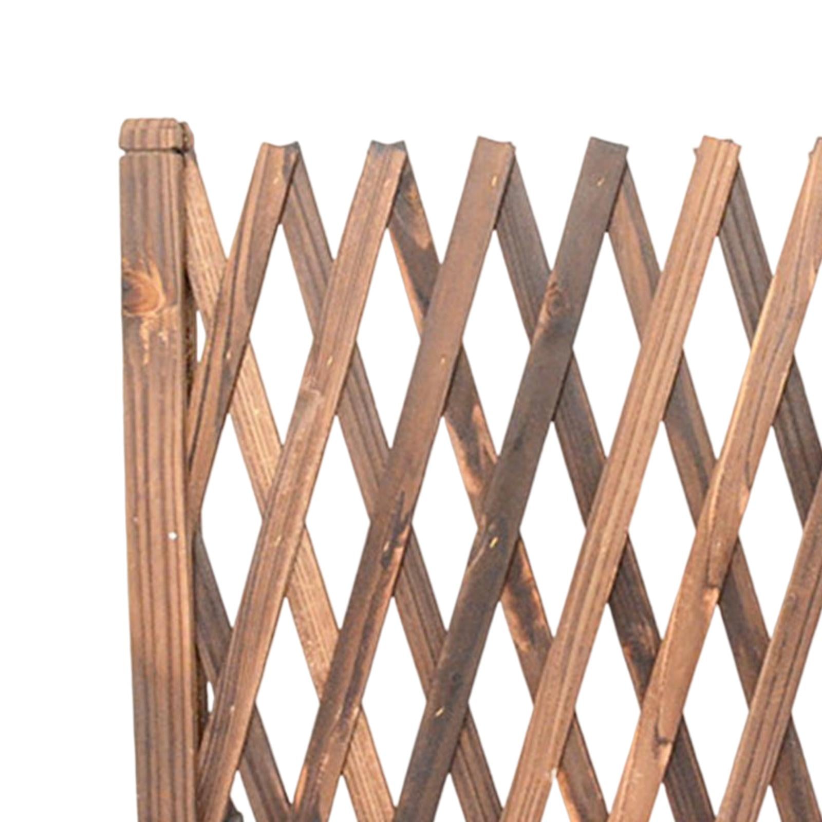 Expandable Wood Fence Retractable Garden Trellis Wedding Photo Props Lattice Fence for Entrance Outdoor Indoor Courtyard Garden