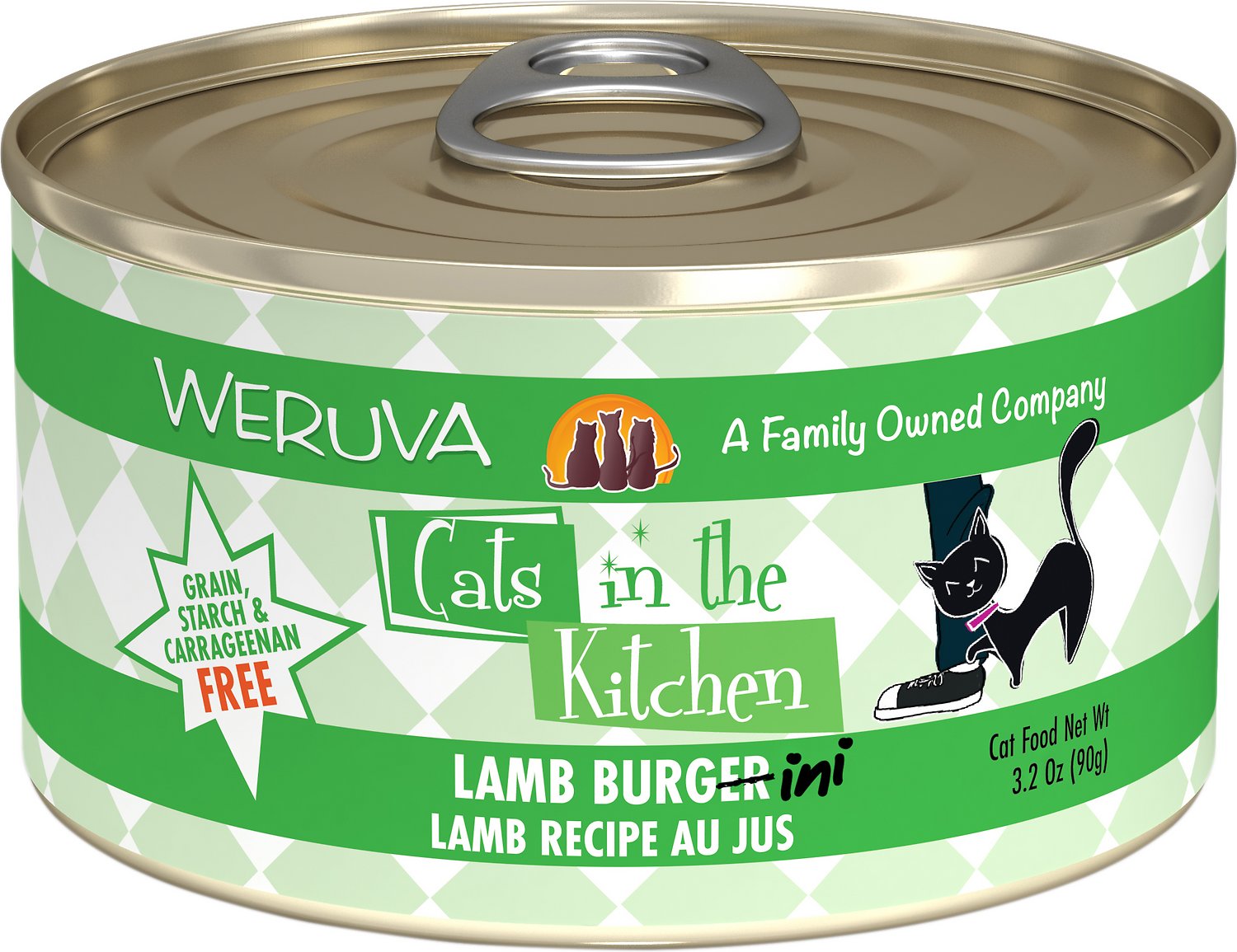 Weruva Cats In The Kitchen Lamb Burgini Lamb Recipe Au Jus Grain Free