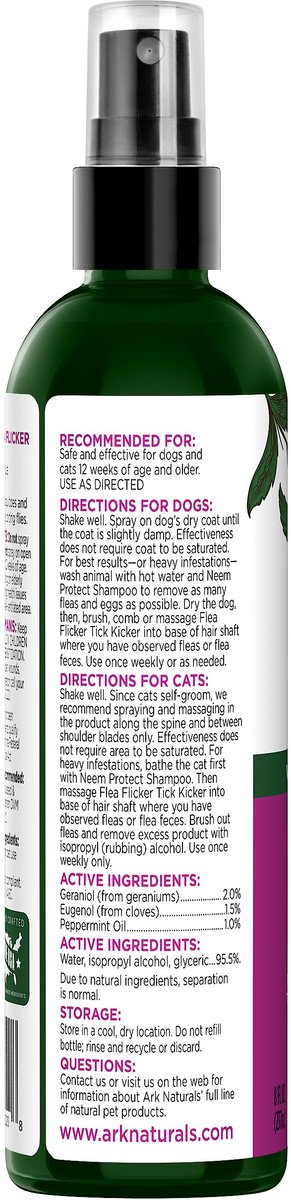 Ark Naturals Topical Flea and Tick Spray for Dogs and Cats