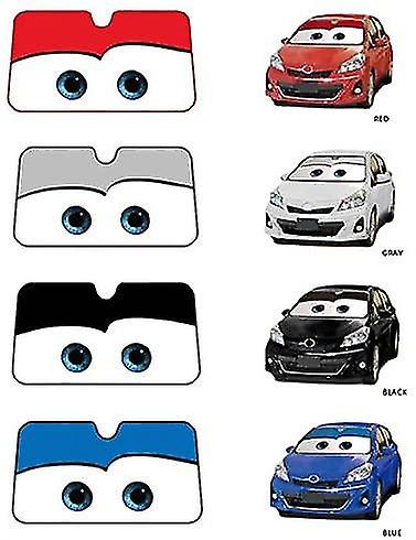 Miman Car Windshield Sunshade Cartoon Eyes Front Auto Sun