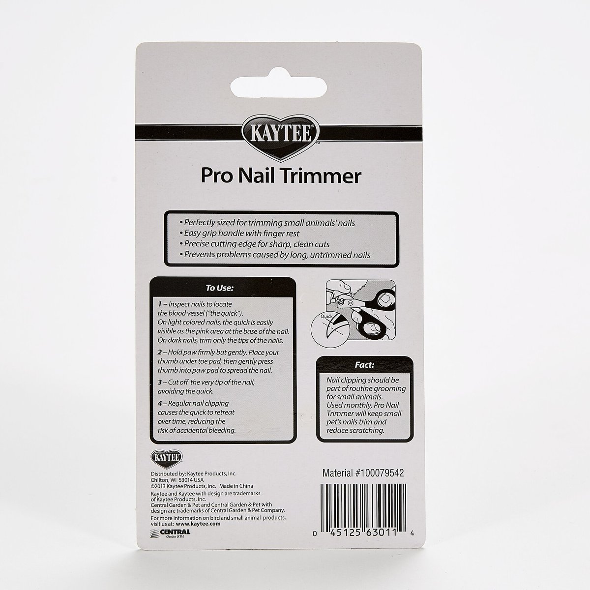 Kaytee Small Animal Pro-Nail Trimmer