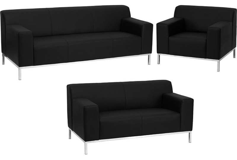 Flash Furniture Hercules Definity Series Reception Set   Contemporary   Living Room Furniture Sets   by GwG Outlet  Houzz