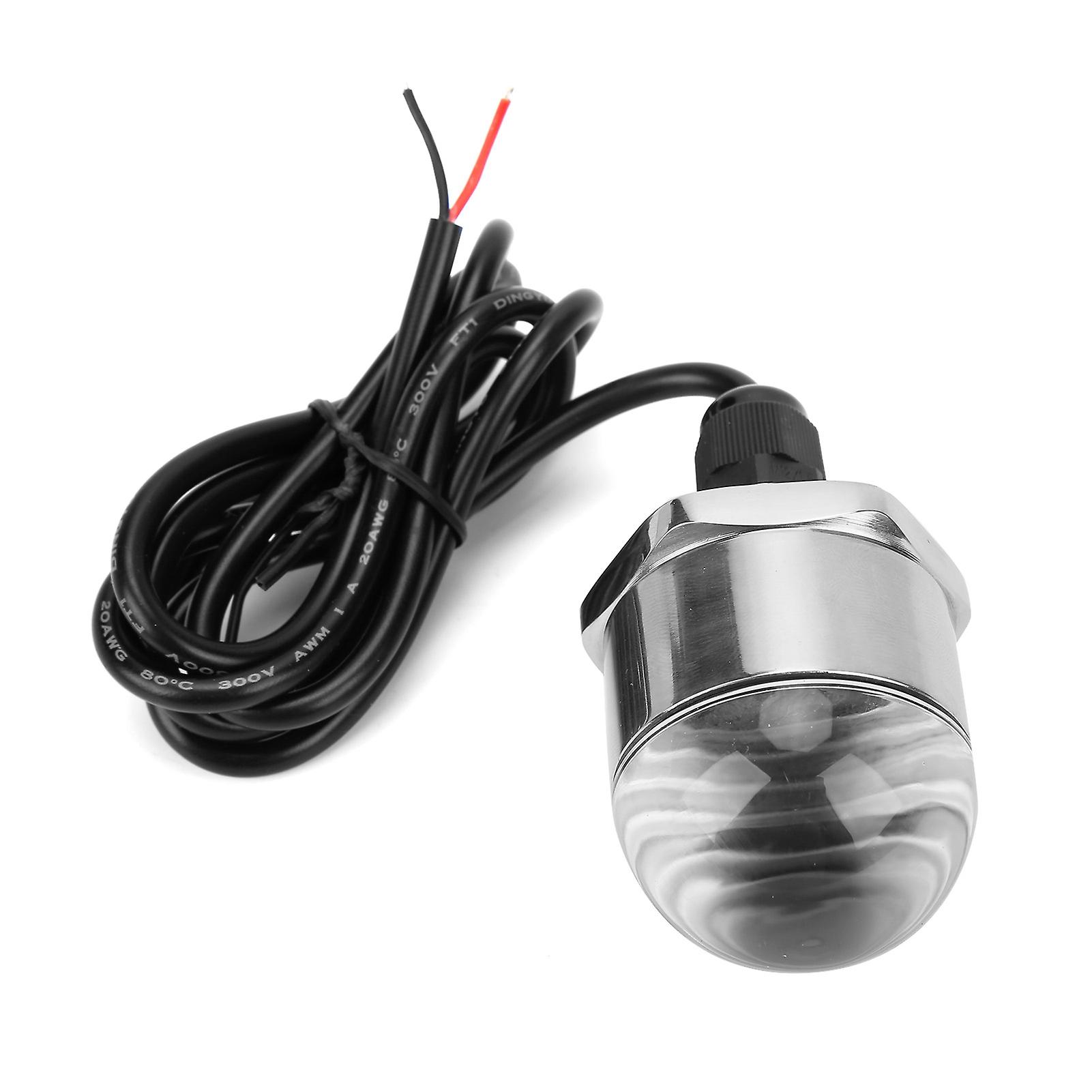 12v Blue 9led Drain Plug Light 1200lm 1/2in Npt Thread Underwater Lamp For Marine Boat Yacht