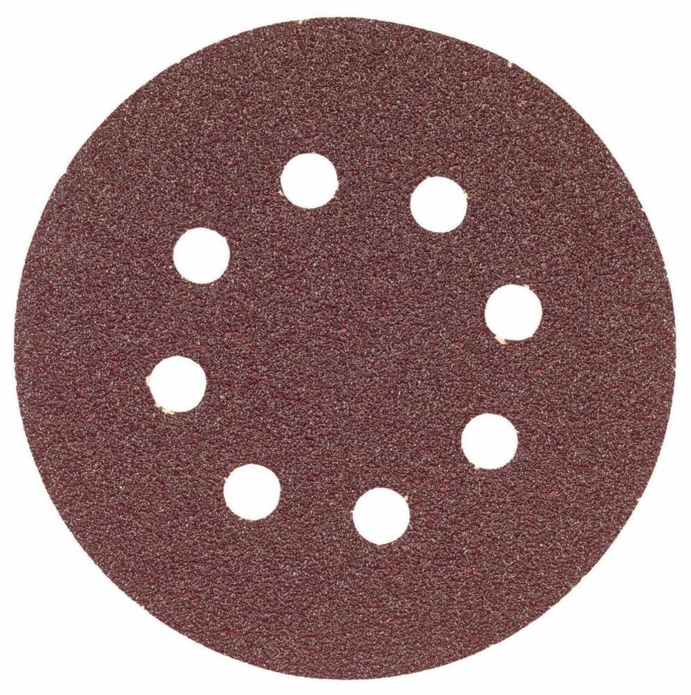 Bosch 5 pc. 80 Grit 5 In. 8 Hole Hook-and-Loop Sanding Discs SR5R080 from Bosch