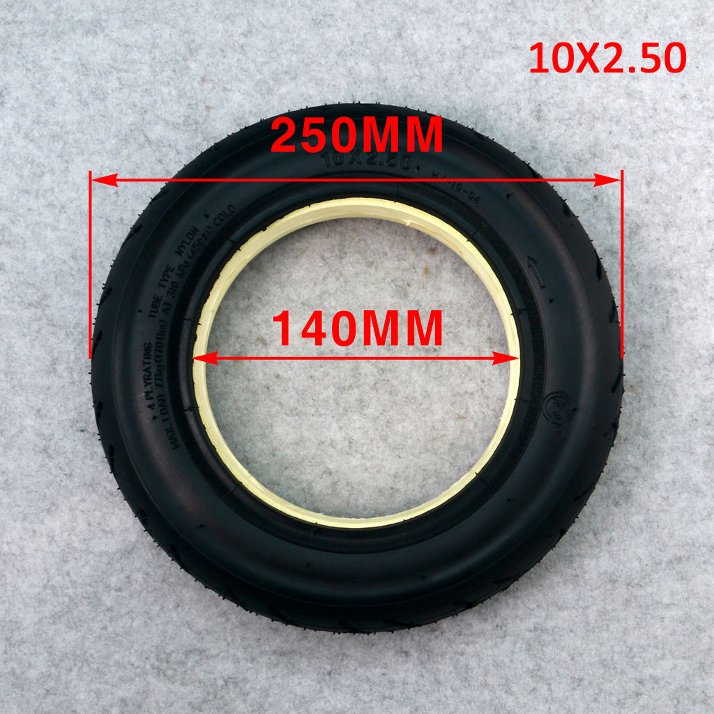 10x2.5 tubeless solid tire for Quick 3 ZERO 10X Inokim OX Folding Electric Scooter 10 inch Mini Motorrad Razor