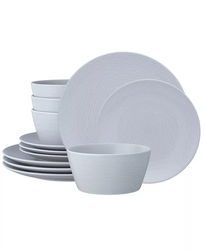 Noritake Colorscapes Swirl Coupe Dinnerware Collection