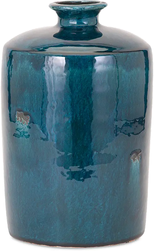 12 Inch Blue Vase