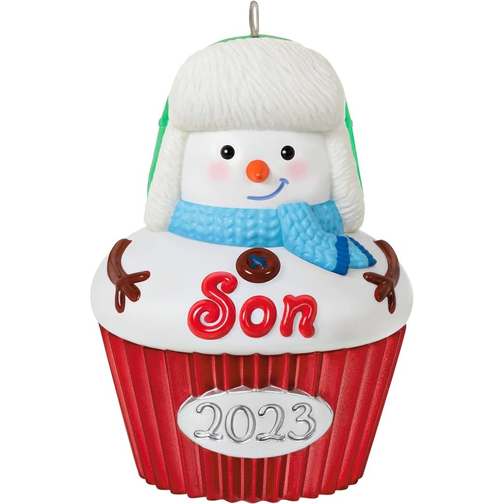 Hallmark  2023 Keepsake Ornament Son Cupcake