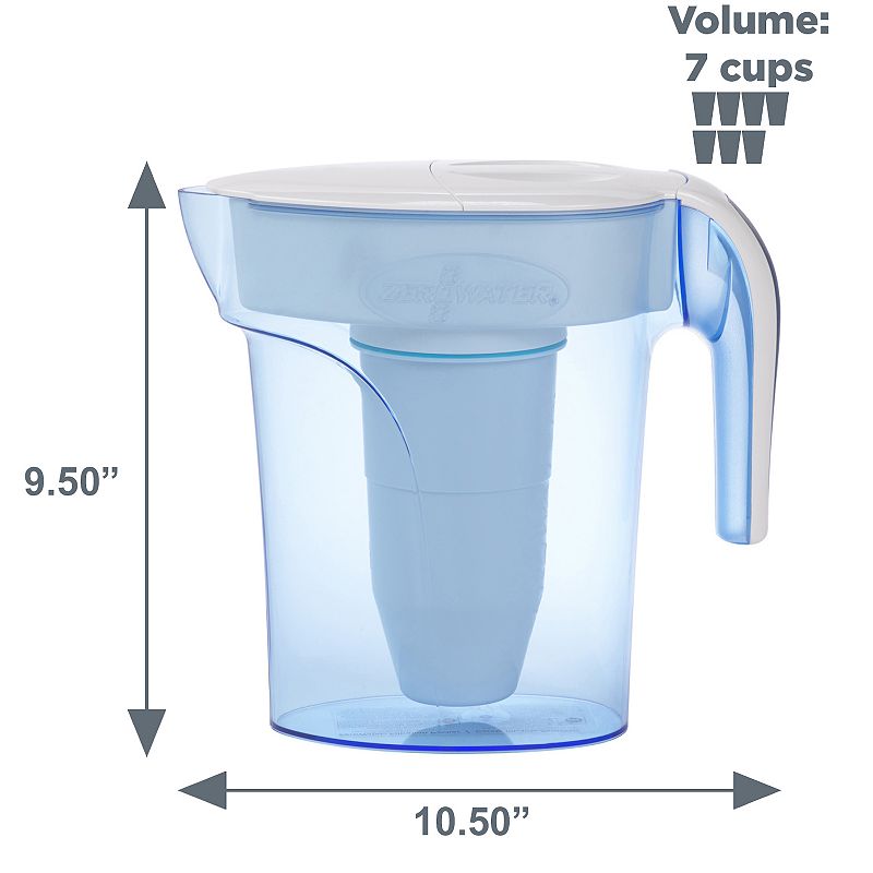 ZeroWater 7-Cup Ready-Pour Water Filtration Pitcher