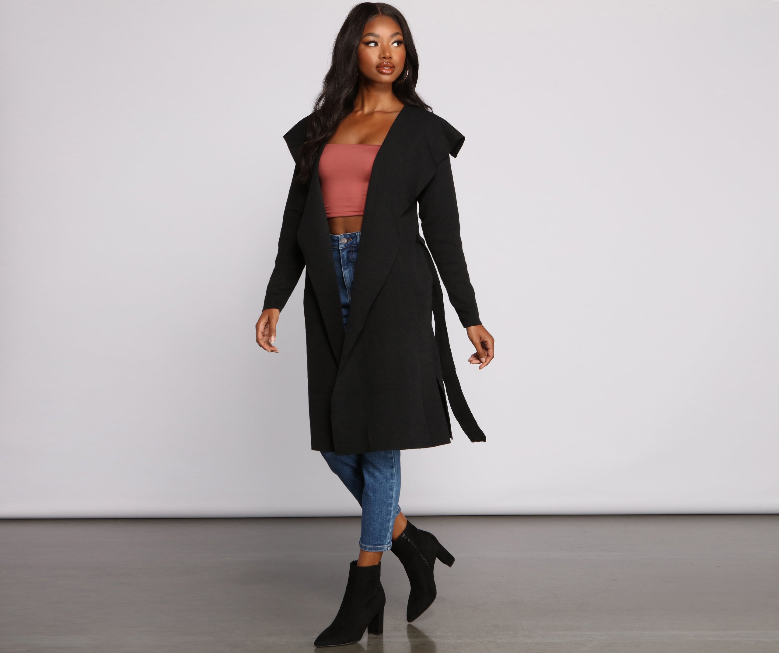 Trend Alert Tie Waist Trench Duster