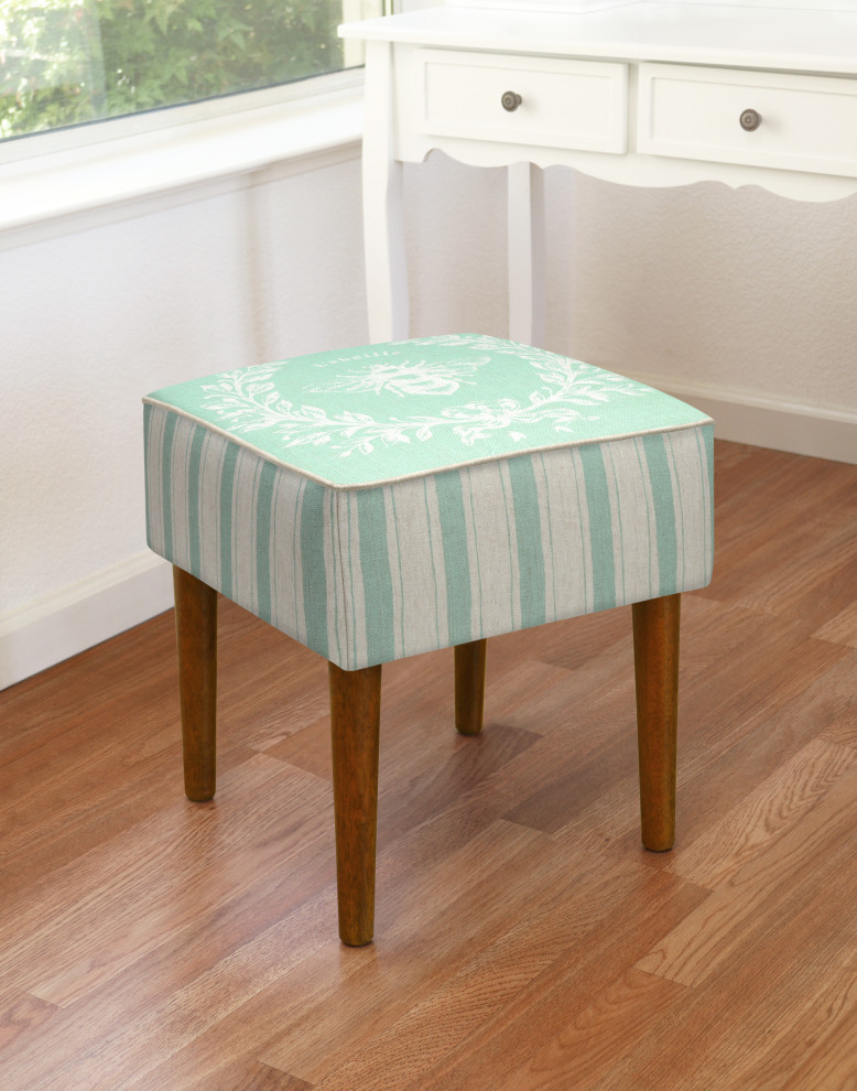 Napoleon Bee Modern Vanity Stool   Contemporary   Vanity Stools And Benches   by 123 Creations  Houzz