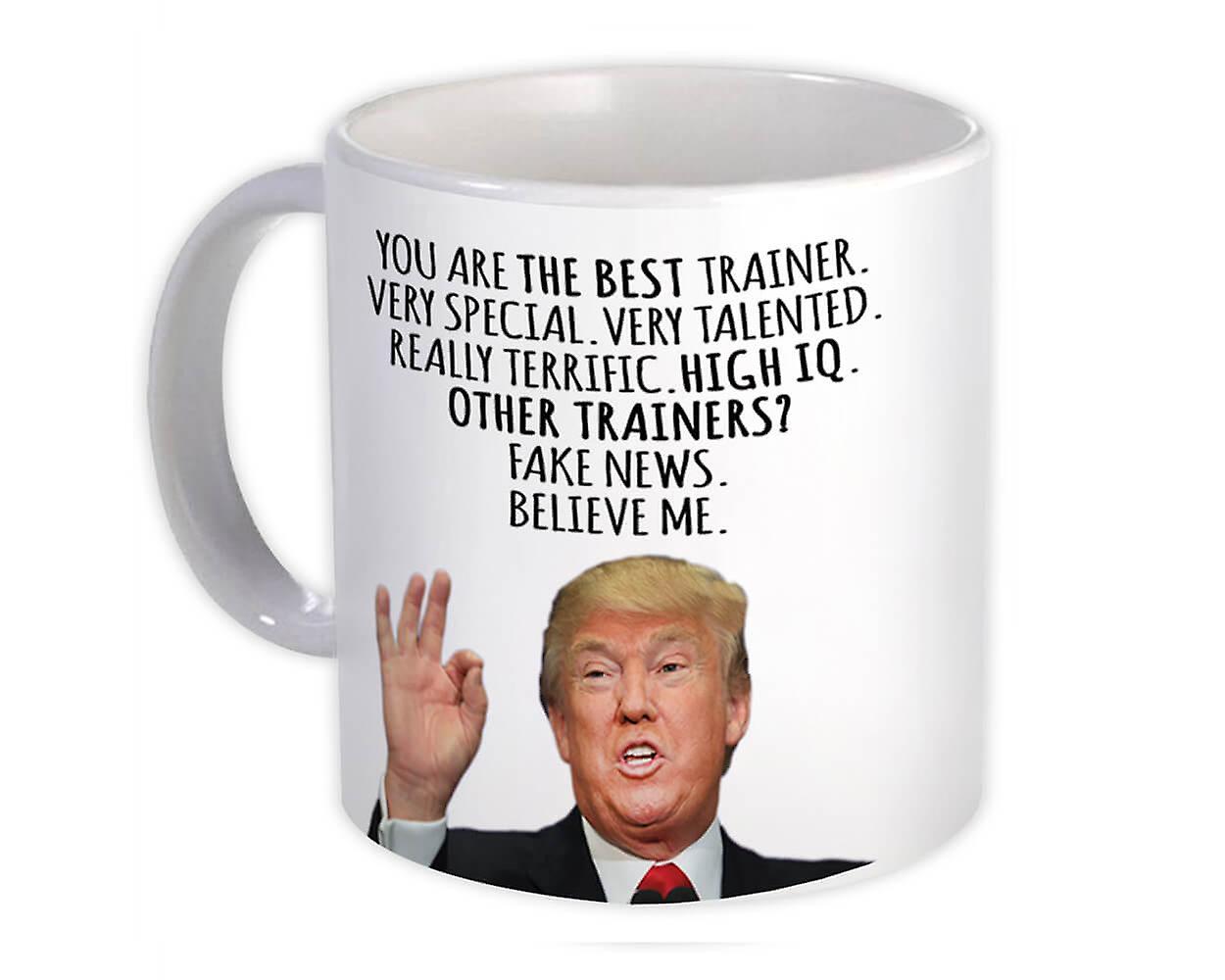 Gift Mug: TRAINER Funny Trump Best