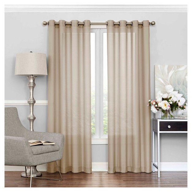 Liberty Light Filtering Sheer Curtain Eclipse