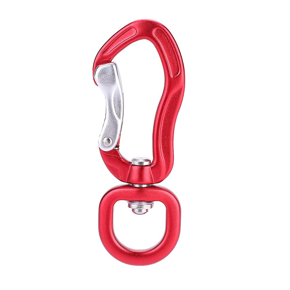 Multifunctional Aluminium Alloy Carabiner Outdoor Mountaineering Safe Lock D Buckle Red