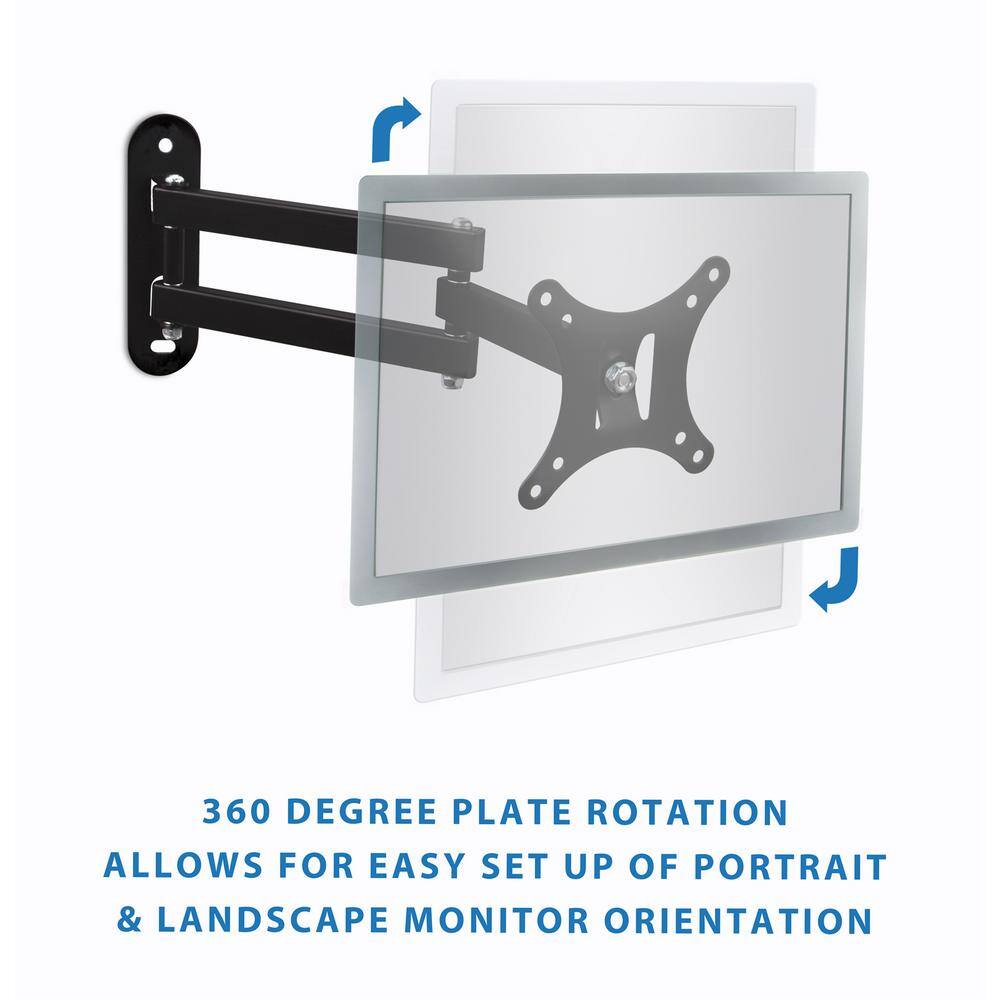 mount-it! 26 in. to 32 in. Low Profile Full Motion TV Wall Mount for Screens MI-2041