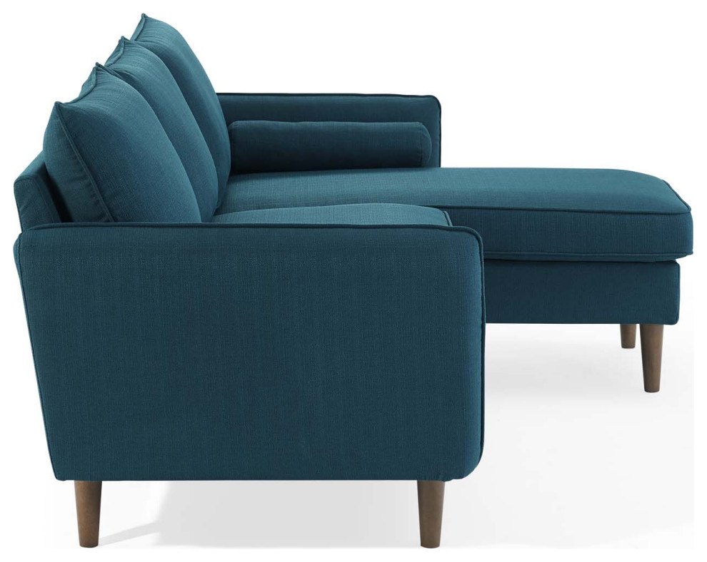 Revive Upholstered Right or Left Sectional Sofa   Midcentury   Sectional Sofas   by House Bound  Houzz