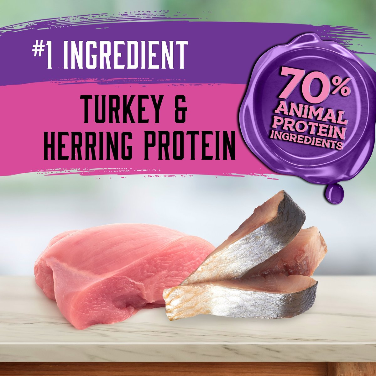 Inception Turkey and Herring Meal Recipe Dry Cat Food