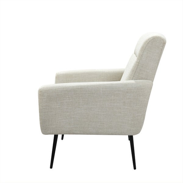 Upholstered Fabric Accent Chair