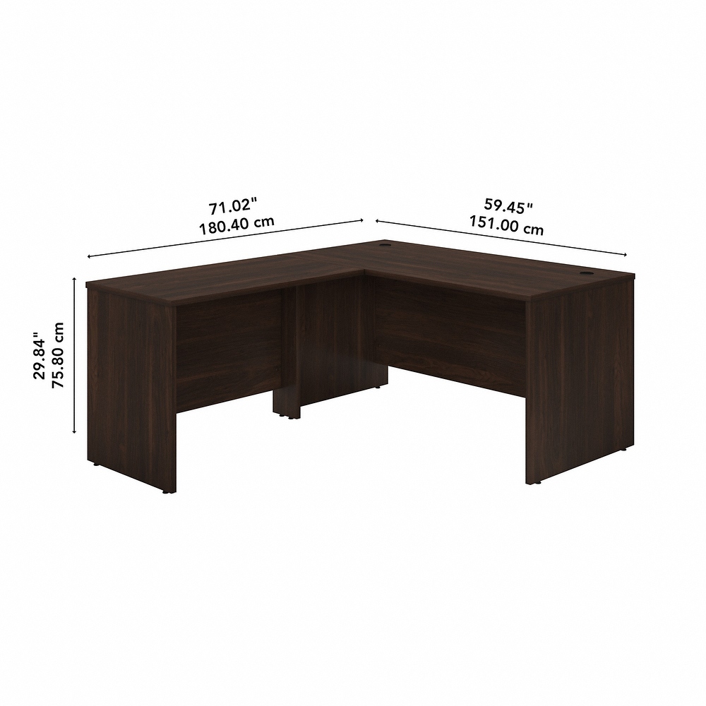 Studio C 60W L Shaped Desk with 42W Return by Bush Business Furniture