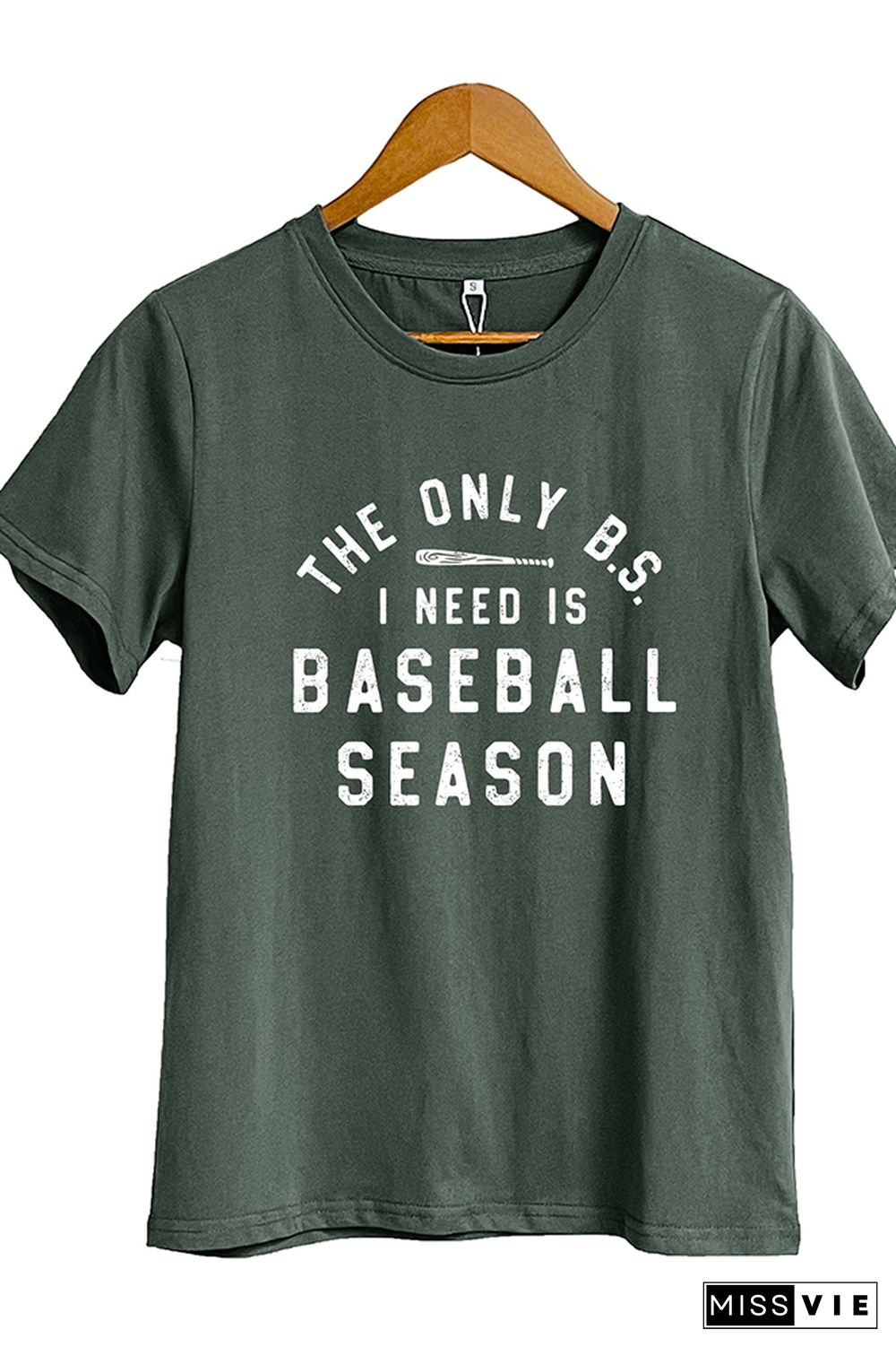 Baseball Season Print Graphic Tee