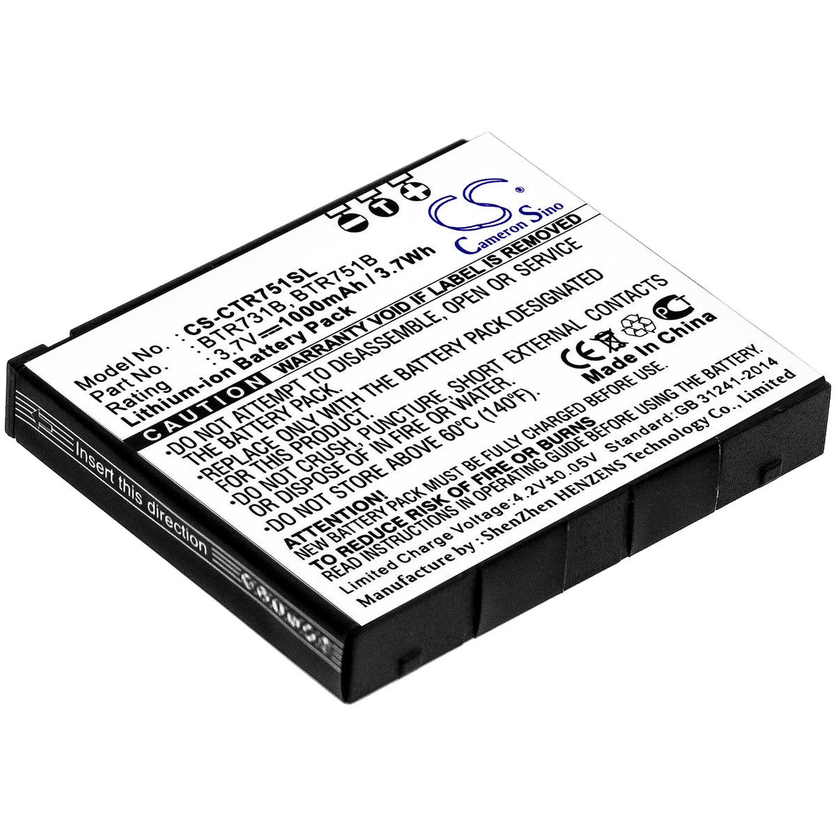 Casio C731 C751 GzOne Rock C731 GzOne Rock C751 Gz Replacement Battery BatteryClerkcom Mobile Phone