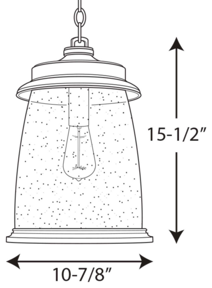 Progress Lighting P550030 Conover 1 Light 10 7/8 quotW Outdoor   Transitional   Outdoor Hanging Lights   by Buildcom  Houzz