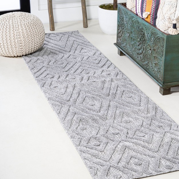 Balansat Moroccan Diamond Indoor outdoor Area Rug Jonathan Y